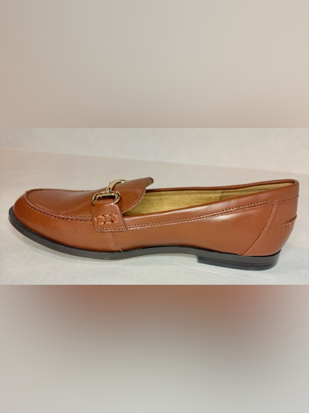 J. Crew Factory Classic Loafers Brown Antique Oak Size 9.5 - Picture 11 of 11